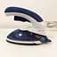 Дорожня міні праска з функцією вертикального відпарювача Mini Steam Iron HT-558B 1000Вт Синій - мініатюра 2