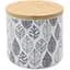 Емкость для хранения МВМ My Home 450 мл белая (KP-15 S WHITE/WOOD) - миниатюра 1
