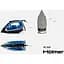 Утюг Holmer HIC-2640, Blue/Black, 2600W, керамика, паровой удар 140 г/мин, постоянная подача пара 40 г/мин, вертикальная отпарка, очистка от накипи - миниатюра 5