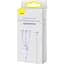 Кабель Baseus Flash Series Ⅱ 3-in-1 Cable USB to MicroUSB+Lightning+Type-C 66W 1.2m CASS040005 Purple - миниатюра 6