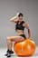 М'яч для фітнесу (фітбол) Power System PS-4012 Ø65 cm PRO Gymball Orange (PS-4012_65cm_Orange) - мініатюра 8