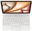 Чохол до планшета Apple Magic Keyboard for iPad Air 13-inch (M3) - Ukrainian - White,Model A3340 (MDFW4UA/A) - мініатюра 1