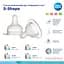 Соска силіконова до пляшечки Canpol babies S-Shape L середня 2 шт. (59/893) - мініатюра 8