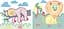 Водная раскраска Кристал Бук Дикие животные, с цветным контуром, 12 страниц (F00023307) - миниатюра 3