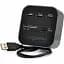 Концентратор Voltronic USB 2.0 to 3xUSB 2.0 + SD/MMC/TF/M2 black (CUB3-B) - мініатюра 1