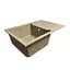Кухонная мойка Adamant Horizon Medium 700x500x230 Sand сахара 000000000000, Sand - миниатюра 1