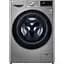 Стиральная машина LG с фронтальной загрузкой F4V7VW9T, 9кг, 1400, A+++, Пар, глубина 56см, Дисплей, Инвертор, Серебристый (F4V7VW9T) - миниатюра 1
