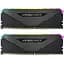 Модуль пам'яті для комп'ютера DDR4 32GB (2x16GB) 3600 MHz Vengeance RGB RT Black Corsair (CMN32GX4M2Z3600C18) - мініатюра 1