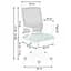 Офісне крісло Sofotel Corta Grey/Green (241402) - мініатюра 6