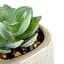 Горщик зі штучною рослиною МВМ My Home Жираф, 15,5 см, білий (DH-FLOWERS-20 GREEN/WHITE) - мініатюра 2
