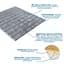 Панель стінова Sticker Wall 3D 700х770х2мм Срібло SW-00001908 - мініатюра 2