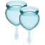 Набір менструальних чаш Satisfyer Feel Good (light blue) - мініатюра 1