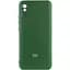 Чохол Silicone Cover Lakshmi Full Camera (AAA) with Logo для Xiaomi Redmi 9A Зелений / Cyprus Green - мініатюра 1