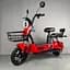 Электровелосипед EVOBIKE Nova S 500W 48V 12Ah с 2 сиденьями, корзиной и поворотниками, простой и надежный для города и села, красного цвета - миниатюра 8