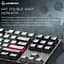 Клавіатура ігрова механічна GamePro MK-285-BK Asgard Ragnar Keychron Super Red Switch Bluetooth 5.2/2.4 ГГц/USB Black - мініатюра 11