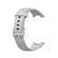 Силіконовий ремінець Tamister для Xiaomi Mi Smart Band 7 Pro Gray - мініатюра 3