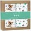 Пелюшки дитячі багаторазові Cosas Teddy Bear 2 шт 80х100 см (Бязь_МишкиТедди_Звездопад) - мініатюра 1