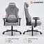 Ігрове крісло GamePro FGC750DG Fabric Dark Gray (FGC750DG) - мініатюра 12