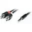 Аудио-кабель REAL-EL Audio Pro 3.5 мм - 2xRCA (M/M), 1.8 м, черный (EL123500042) - миниатюра 1