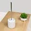 Ершик для унитаза МВМ My Home Milan, белый (BA-25 WHITE) - миниатюра 3