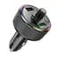 FM-трансмітер Hoco E82 Guerrero PD30W+QC3.0 car BT FM transmitter Чорний - мініатюра 1