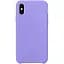 Чохол Silicone Case без Logo AA для Apple iPhone XS Max 6.5" Бузковий / Dasheen - мініатюра 1