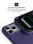 Силиконовый чехол с MagSafe для Apple iPhone 17 Pro Max, ICON2 MagCase, фиолетовый, противоударный, панель с мягкой подкладкой, защита всего корпуса, поддержка беспроводной зарядки, совместим с защитными стеклами и пленками, ArmorStandart (ARM88995) - мініатюра 5