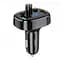 FM-трансмітер XO BCC02 car charger 3.1A Bluetooth + FM + USB Charging Чорний - мініатюра 1