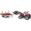 Трактор Bruder Massey Ferguson з навантажувачем та лісовим причепом 1:16 (02046) - мініатюра 2