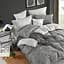 Простыня МВМ My Home Петрикор 230х160 см серая с принтом (BL-FS-13 GRAY/PRINT) - миниатюра 5
