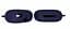 Чохол-накладка DK Silicone Candy Friendly з карабіном для Oppo Enco W11/W12 (dark blue) - мініатюра 2