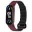 Ремінець Dual-color Magnetic для Xiaomi Mi Band 9/8/10 Plum / Black - мініатюра 1