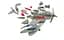 Конструктор Airfix літак D-Day Spitfire Quickbuild багатобарвний J6045 - мініатюра 3