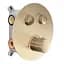 Душова система Rea Lungo brushed gold з термостатом + BOX прихованого монтажу REA-P8551, Золотий - мініатюра 2