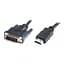 Кабель мультимедійний HDMI to DVI 1.8m REAL-EL (EL123500013) - мініатюра 2