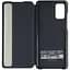 Оригінальний чохол-книжка S-View Clear View Cover Official для Samsung Galaxy S20 Plus 5G Чорний EF-ZG985CBEGRU - мініатюра 3