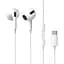 Навушники Baseus Encok Type-C lateral in-ear WiЧервоний Earphone C17 білі - мініатюра 1