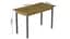 Стіл кухонний Ferrum-decor Маріо 75x120x60 Сірий ДСП Дуб Артізан 16мм (FRD-105725) - мініатюра 3