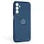 Силиконовый чехол для Samsung Galaxy M14 5G (M146), Icon Ring, синий, панель-накладка, с кольцом-подставкой на 360°, противоударный, возможность использования магнитных держателей, ArmorStandart (ARM68782) - мініатюра 1