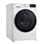 Пральна машина LG фронтальна, 9кг, 1400, A+++, 57см, дисплей, пара, інвертор, білий (F4V3VS0WW) - мініатюра 2