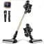 Вертикальний акумуляторний пилосос Luma Bella LB-63010 із циклонною системою контейнером 3000 Вт Чорний із золотистим - мініатюра 1
