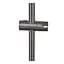 Душевая система телескопическая Haiba Alex 003-J graphite HB3996, Графит - миниатюра 3