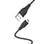 Кабель Hoco X32 Pisces Cable USB to MicroUSB 2A 1m Black - миниатюра 1