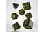 Набор кубиков Runic Black & yellow Dice Set , 7 шт. (SRUN07) - миниатюра 2