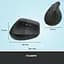 Вертикальна бездротова миша Logitech Lift Left Vertical Ergonomic Wireless + Bluetooth (910-006474) - мініатюра 7
