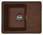 Кухонная мойка Adamant SMALL mokko 570x455x180 мм, с крылом 57 см - миниатюра 1