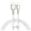 Дата кабель USB 2.0 AM to Lightning 1.0m Cafule Series Metal 2.4A White Baseus (CALJK-A02) - мініатюра 1