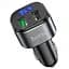 FM-трансмітер Hoco E67 Fighter QC3.0 car BT FM transmitter Чорний - мініатюра 2