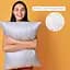 Подушка Ideia NORDIC COMFORT+ 50х70 см чехол с стежкой и молнией 8-34694*002 - миниатюра 4