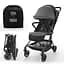 Прогулянкова коляска Kinderkraft Nebo Platinum Grey Beige (KSNEBO00GRY0000) - мініатюра 1